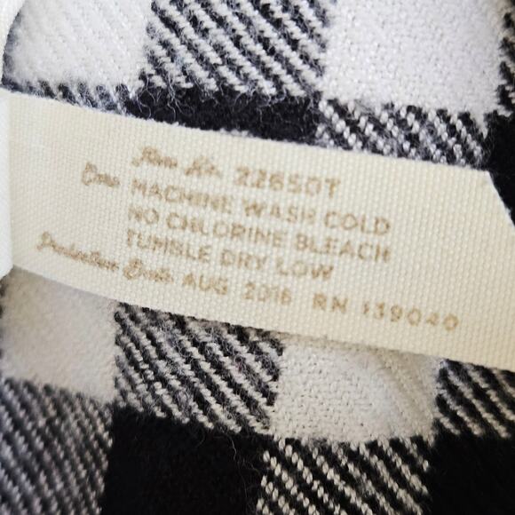 Matilda Jane Joanna Gaines Black White Gingham Check Fall Button Top Medium - Picture 9 of 11